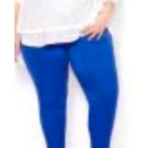 ANKLE PENCIL JEAN, IMPERIAL BLUE, SZ 26, MELISSA McCARTHY, POCKETS, FRONT ZIP